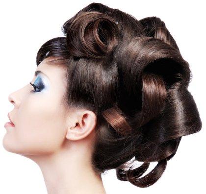 Hair Style-Hair Setting with Blow Dry and Roller-Outturn Inturn Hair Setting